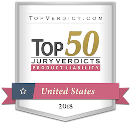 Top 50 Product Liability Jury Verdicts United States 2018 recognition